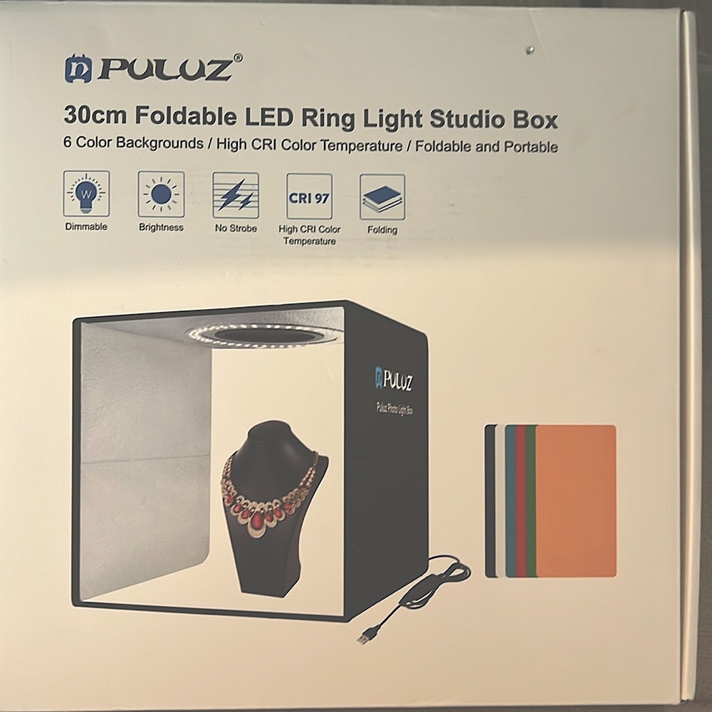 30cm Foldable LED RING LIGHT STUDIO BOX